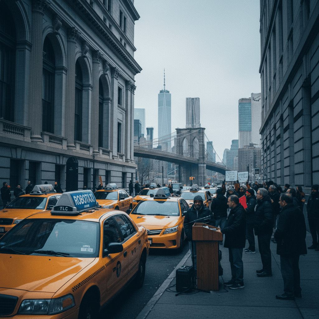 Robotaxis vs. Real Jobs: NYC TLC Drivers Face 2026 Reckoning